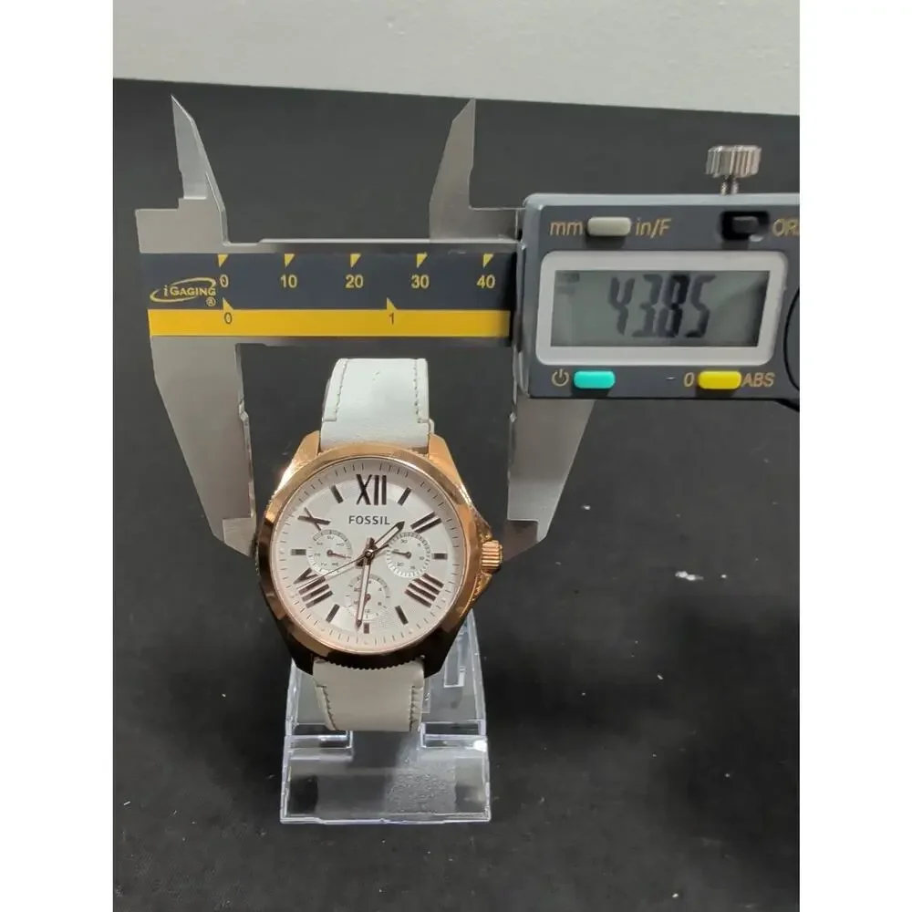 Women's Fossil Cecile AM4486 40mm Dial New Battery Runs Perfect 7.25